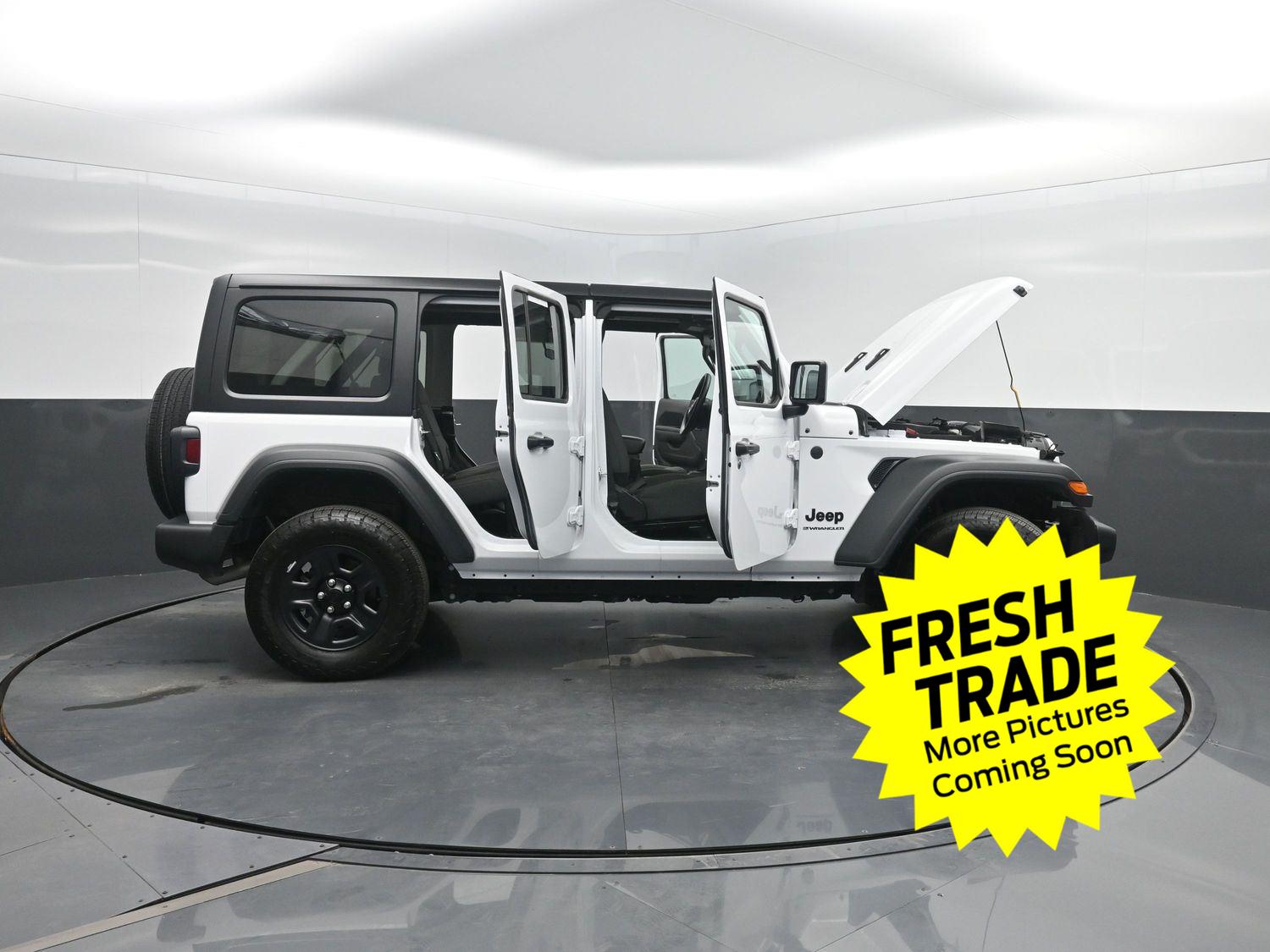 Used 2025 Bright White Clearcoat Jeep Sport image 42