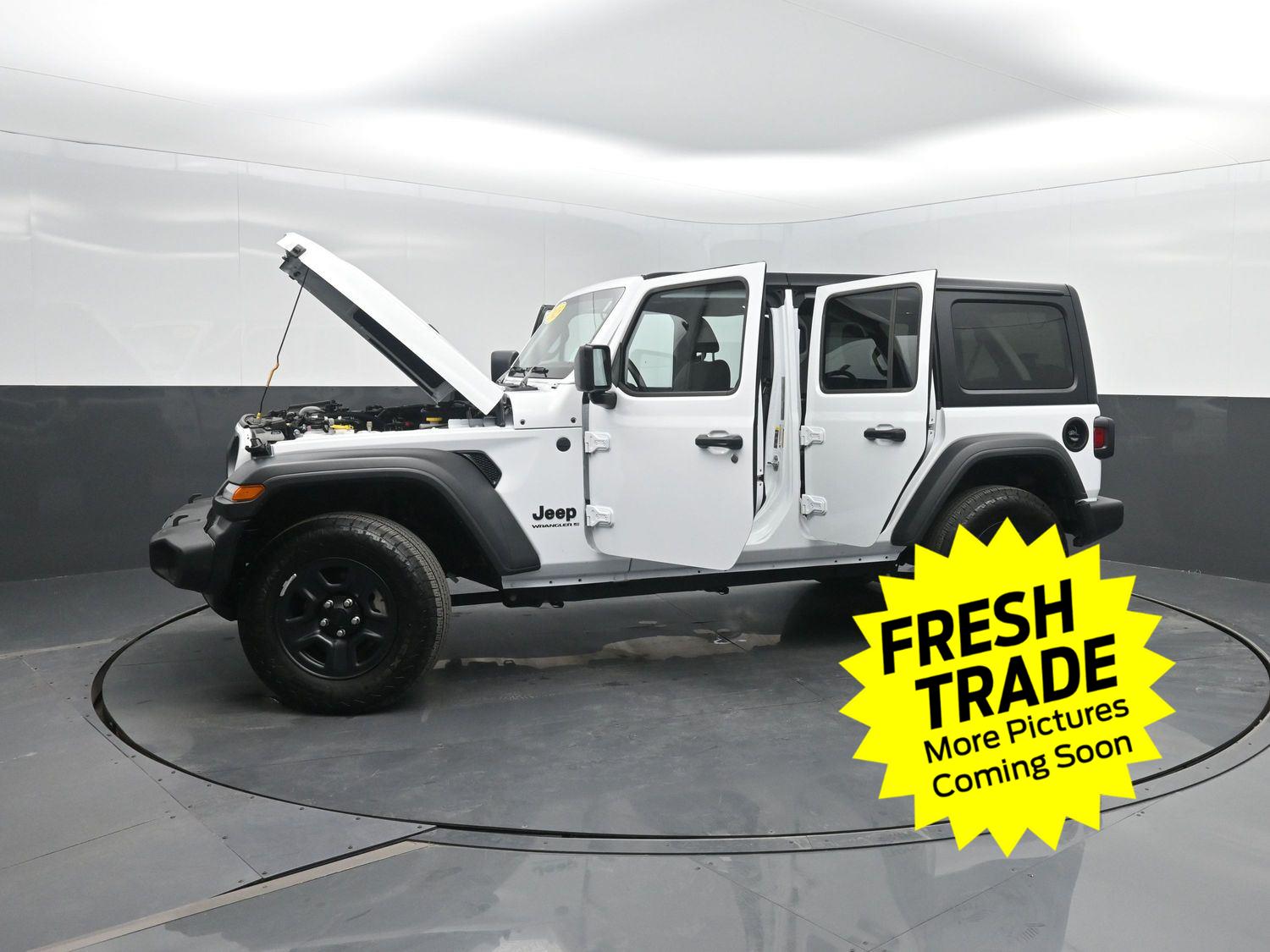 Used 2025 Bright White Clearcoat Jeep Sport image 43