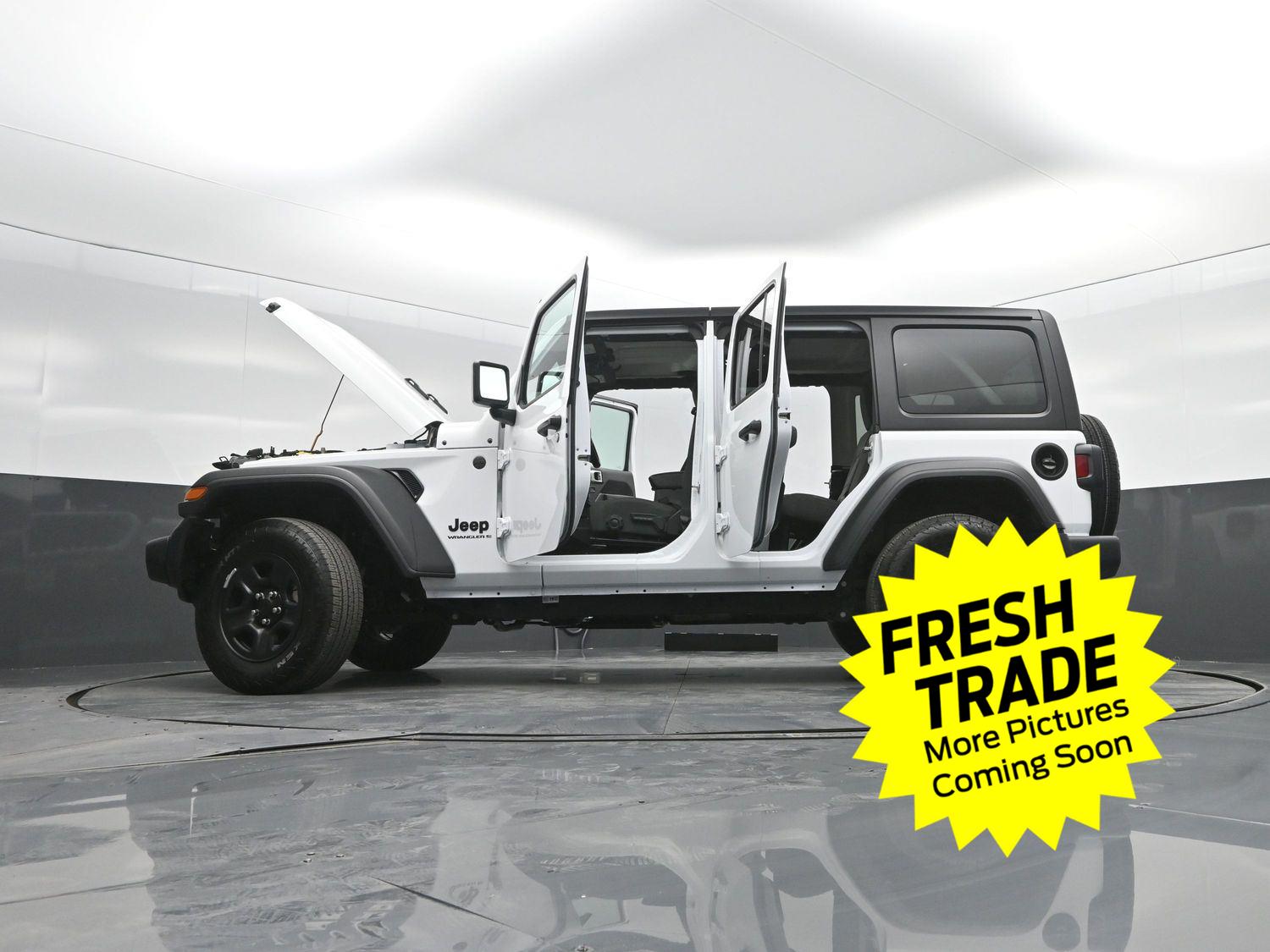 Used 2025 Bright White Clearcoat Jeep Sport image 45