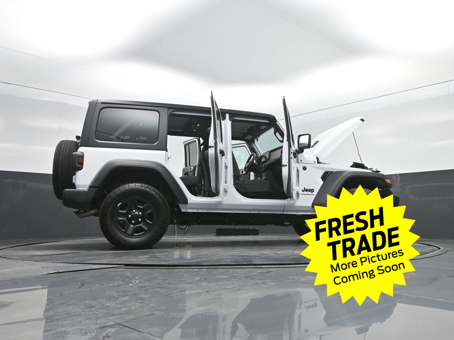 Used 2025 Bright White Clearcoat Jeep Sport image 46