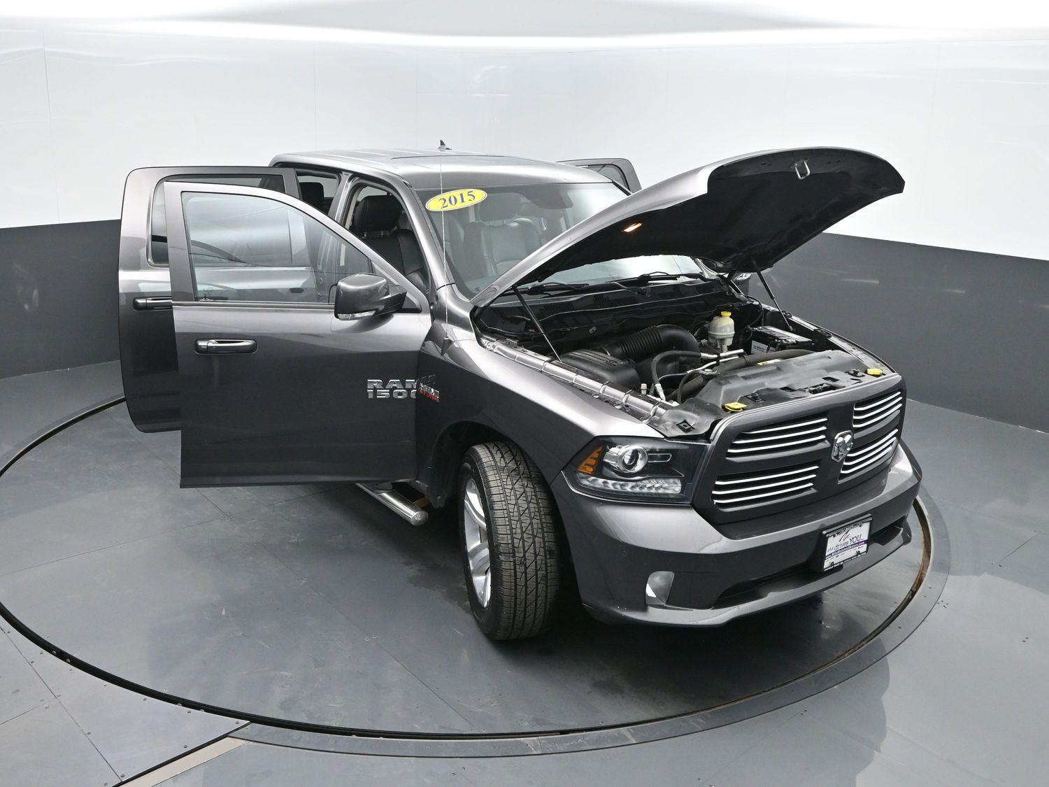 Used 2015 Granite Crystal Metallic Clearcoat Ram Sport image 45