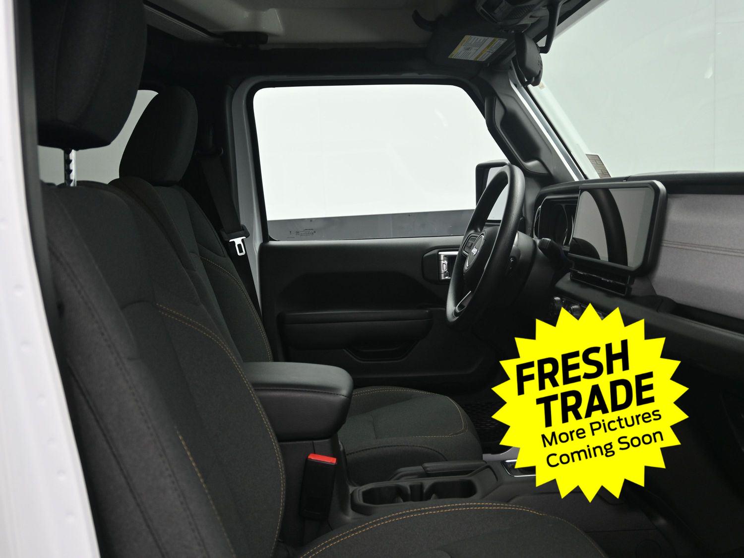 Used 2025 Bright White Clearcoat Jeep Sport image 10