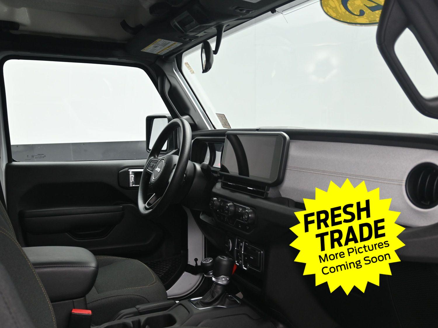 Used 2025 Bright White Clearcoat Jeep Sport image 11