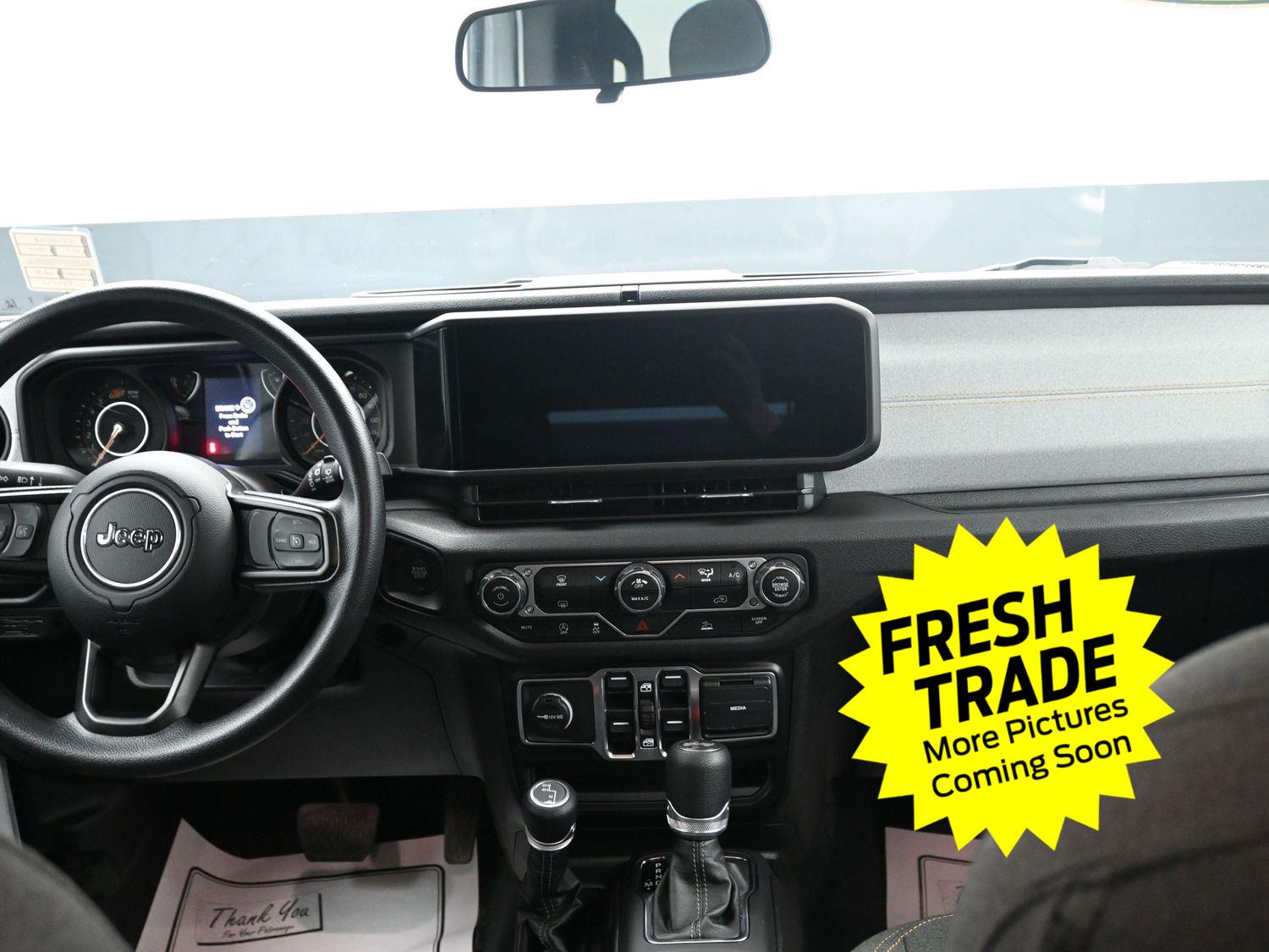 Used 2025 Bright White Clearcoat Jeep Sport image 13