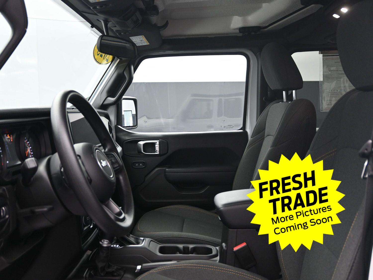 Used 2025 Bright White Clearcoat Jeep Sport image 17