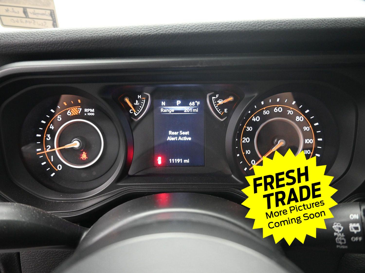 Used 2025 Bright White Clearcoat Jeep Sport image 21