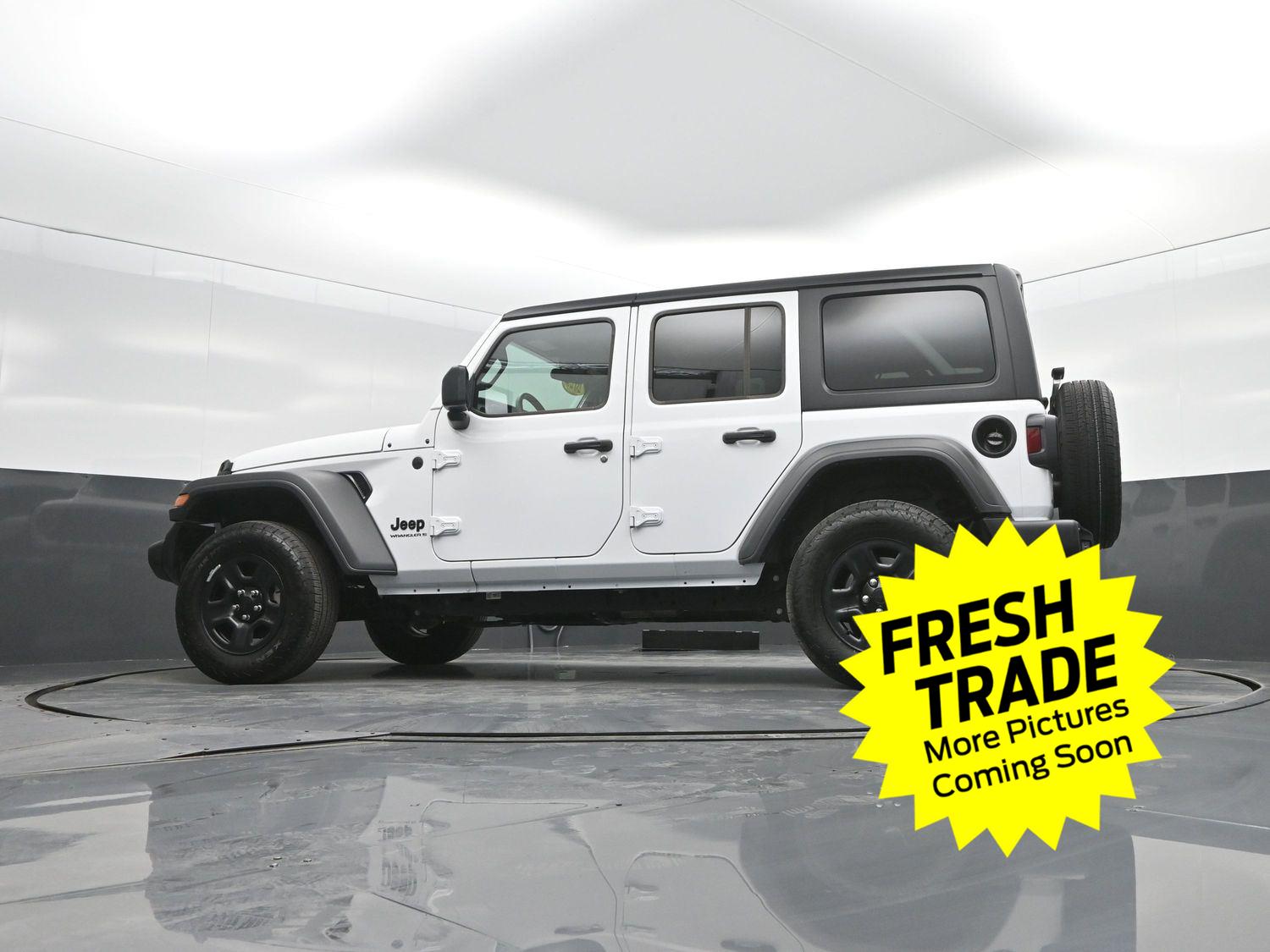 Used 2025 Bright White Clearcoat Jeep Sport image 28