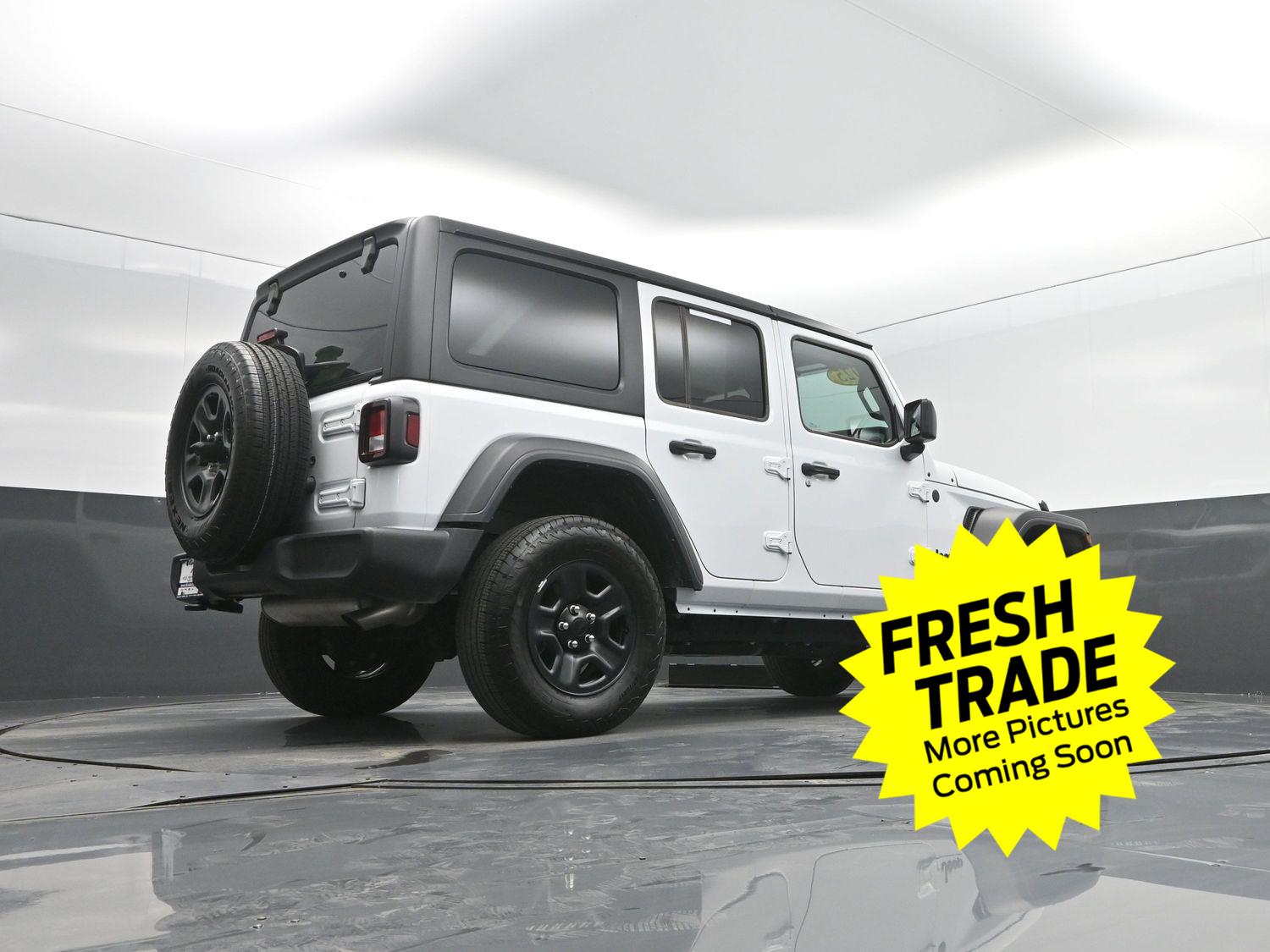 Used 2025 Bright White Clearcoat Jeep Sport image 29