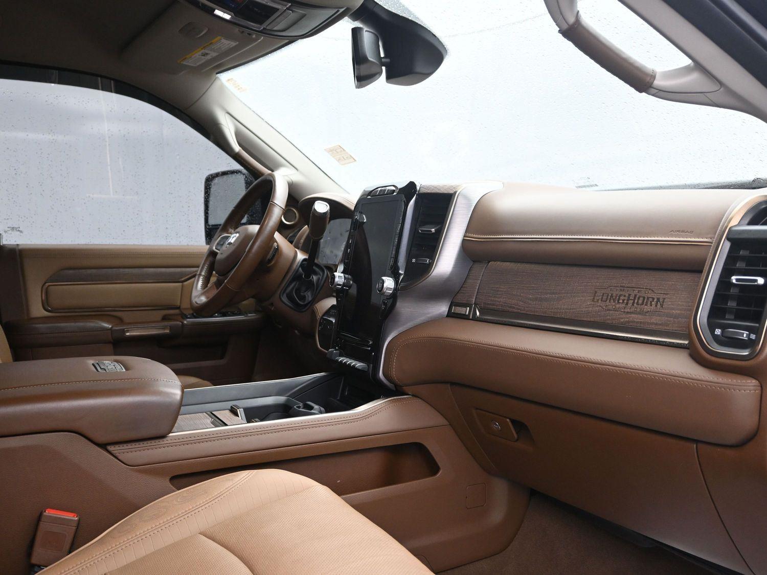 Used 2023 Diamond Black Crystal Pearlcoat Ram Longhorn image 14