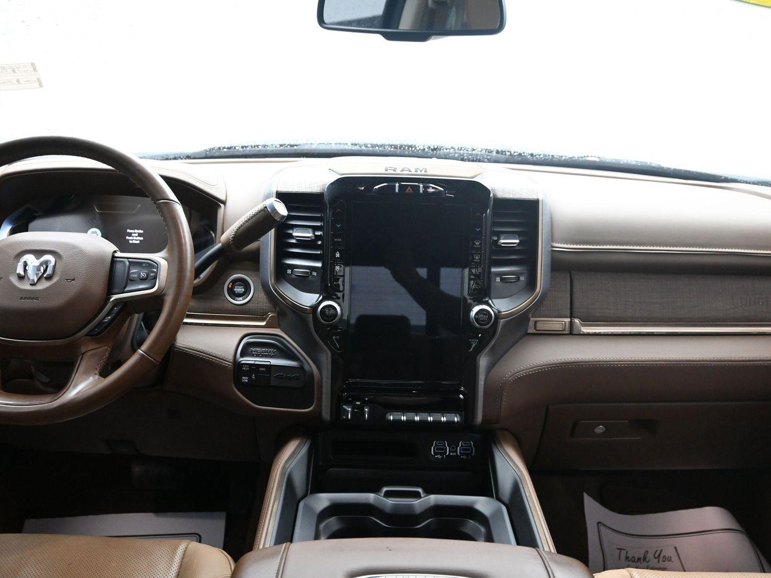 Used 2023 Diamond Black Crystal Pearlcoat Ram Longhorn image 16