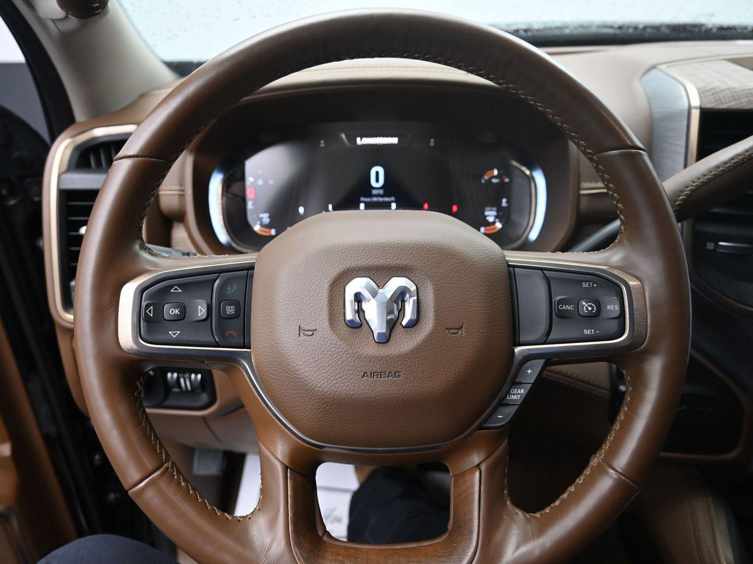 Used 2023 Diamond Black Crystal Pearlcoat Ram Longhorn image 27