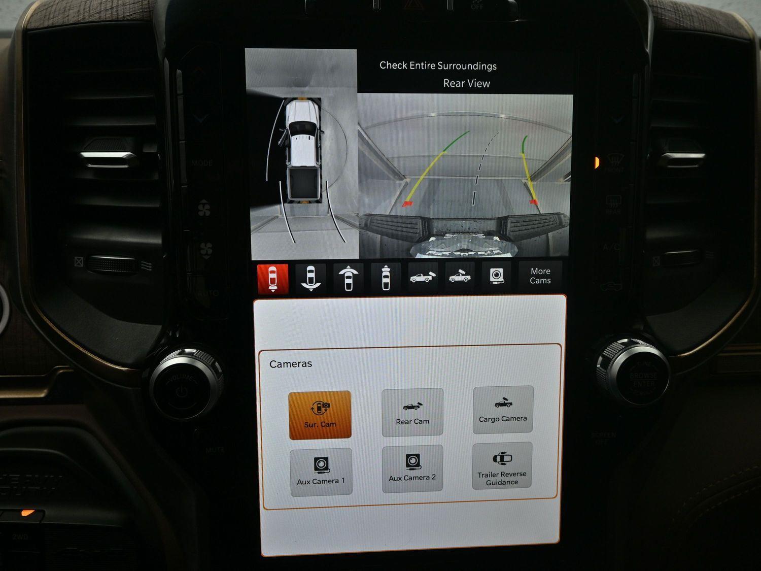 Used 2023 Diamond Black Crystal Pearlcoat Ram Longhorn image 33