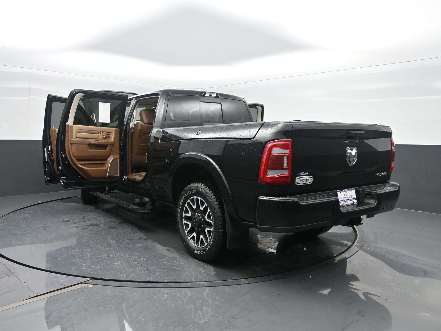 Used 2023 Diamond Black Crystal Pearlcoat Ram Longhorn image 53