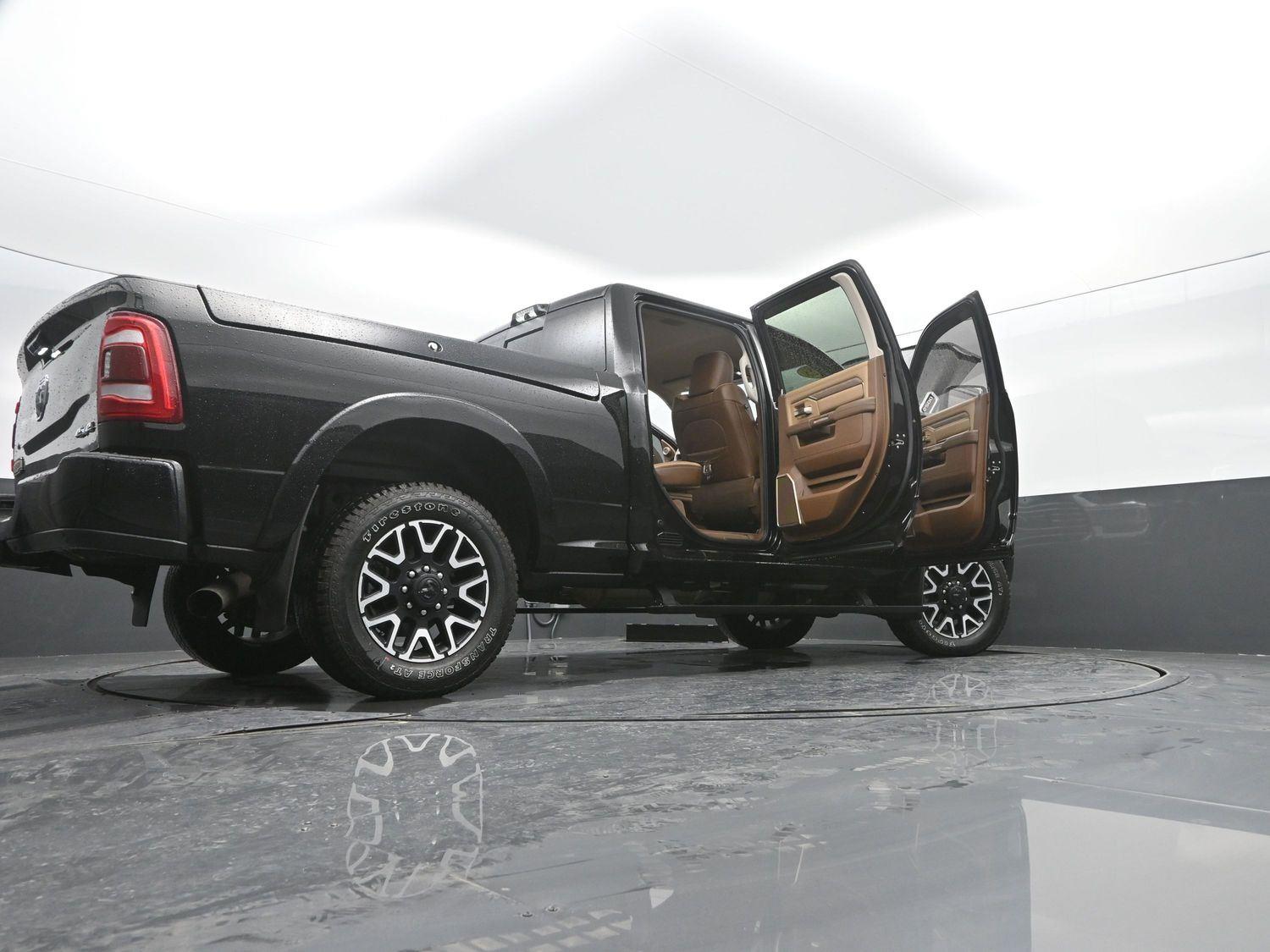 Used 2023 Diamond Black Crystal Pearlcoat Ram Longhorn image 56