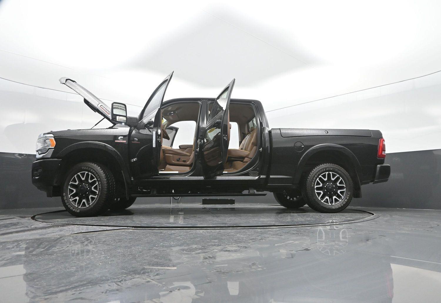 Used 2023 Diamond Black Crystal Pearlcoat Ram Longhorn image 57