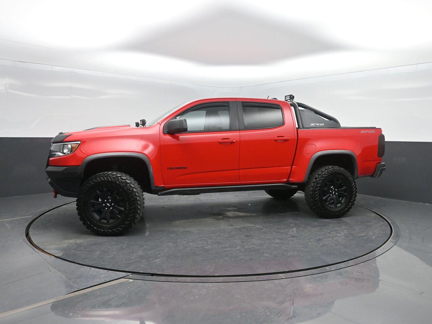 Red Hot 2019 Chevrolet Colorado ZR2 Crew Cab 4WD Pickup Truck Four-Wheel Drive 8-Speed Automatic
