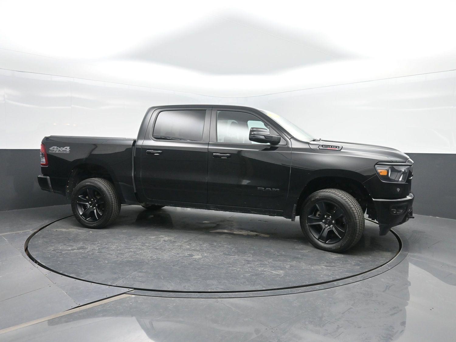 Used 2023 Diamond Black Crystal Pearlcoat Ram Big Horn image 3