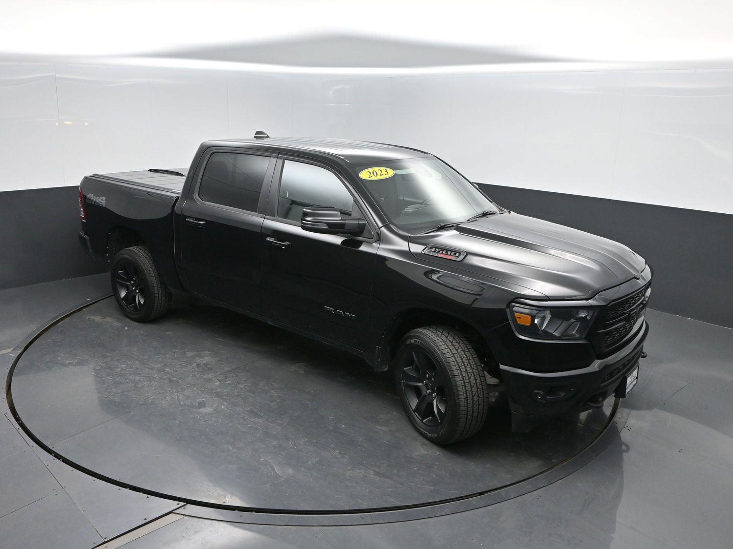 Used 2023 Diamond Black Crystal Pearlcoat Ram Big Horn image 40