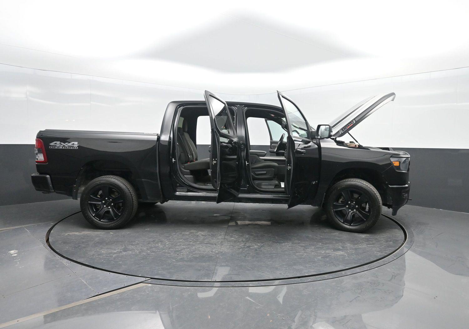 Used 2023 Diamond Black Crystal Pearlcoat Ram Big Horn image 48