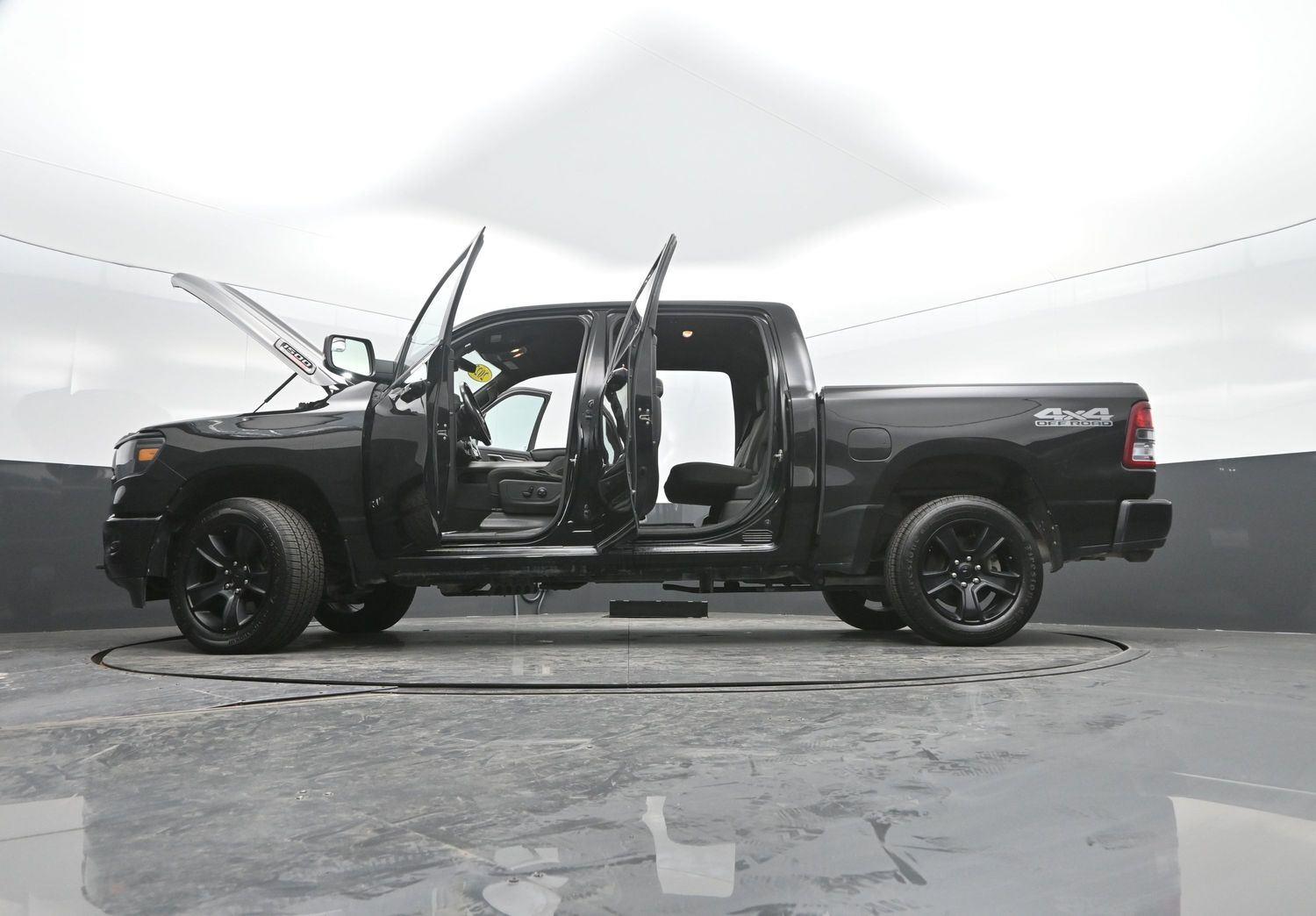 Used 2023 Diamond Black Crystal Pearlcoat Ram Big Horn image 52