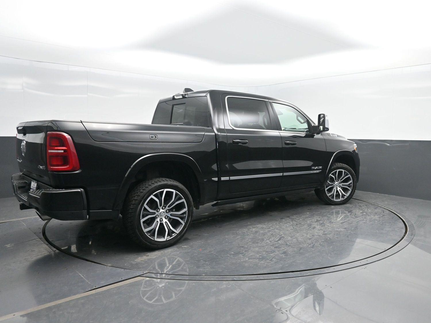 Used 2025 Diamond Black Crystal Pearlcoat Ram Tungsten image 2