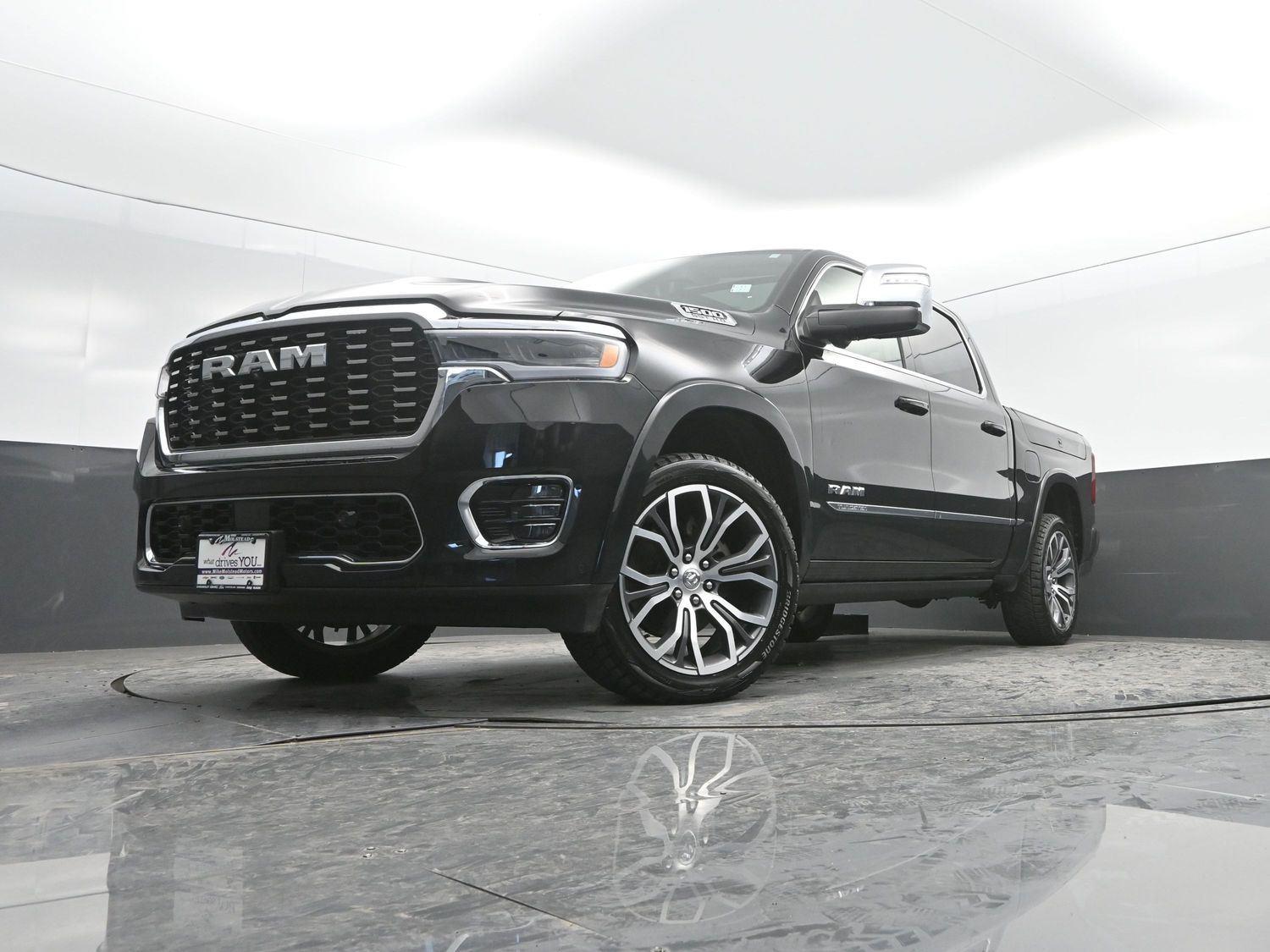 Used 2025 Diamond Black Crystal Pearlcoat Ram Tungsten image 47