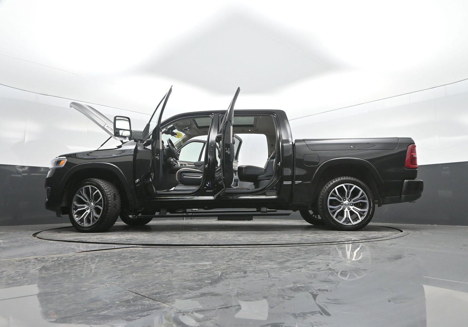 Used 2025 Diamond Black Crystal Pearlcoat Ram Tungsten image 53