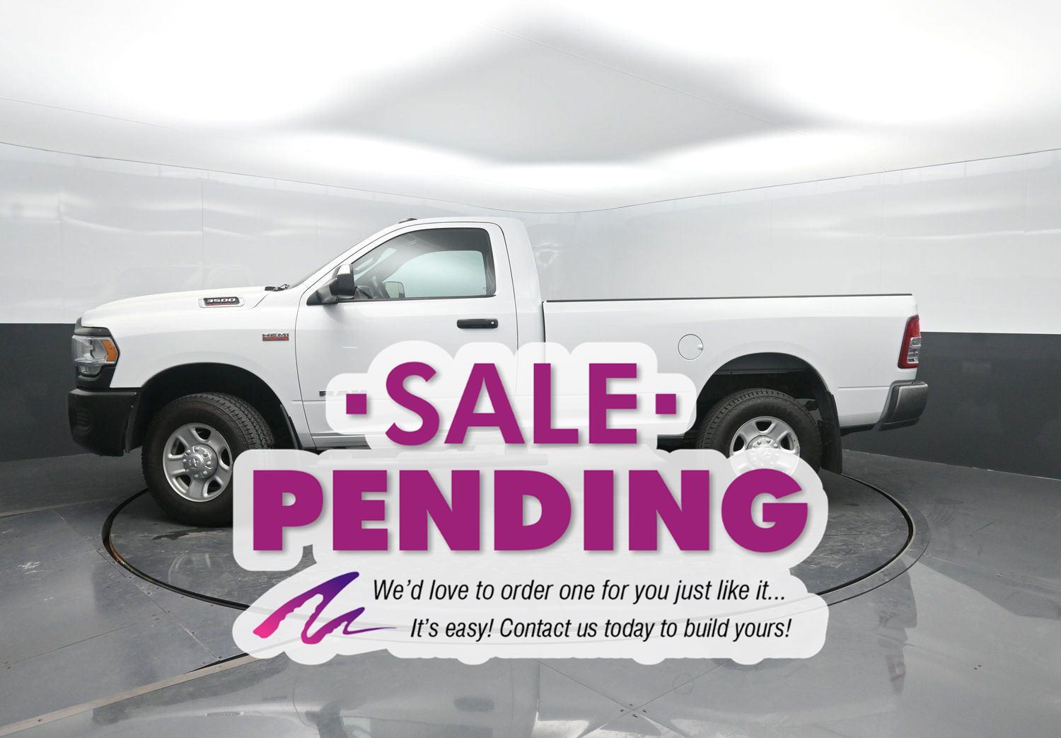 White 2022 RAM 3500 Pickup Truck Four-Wheel Drive