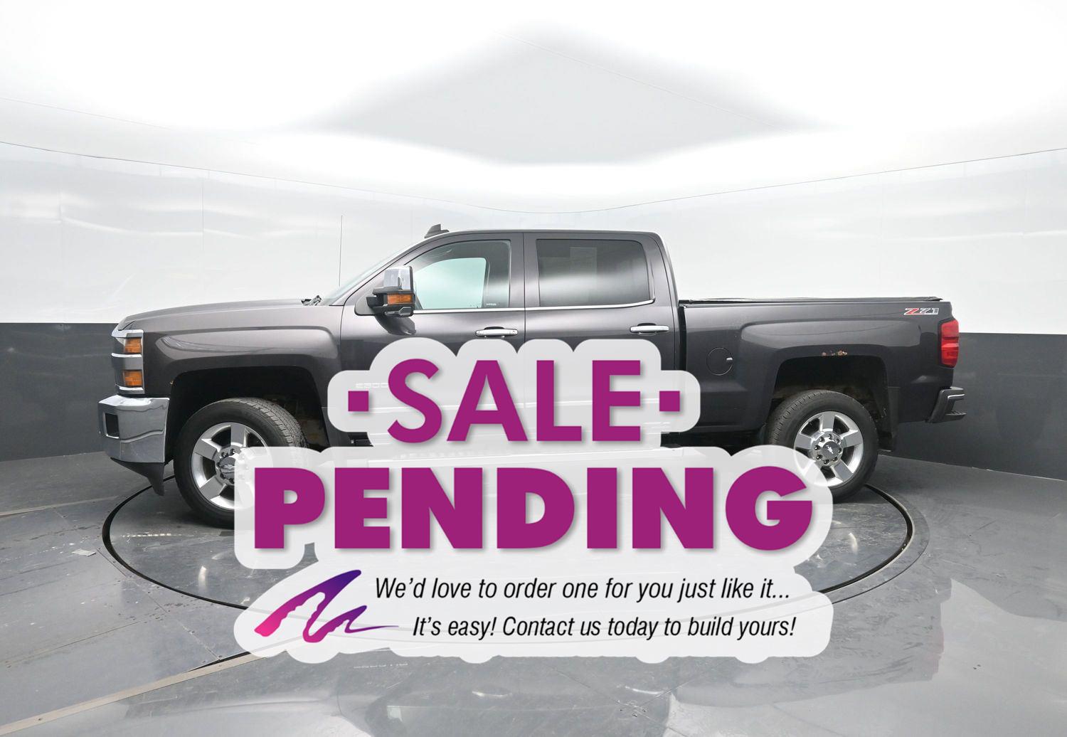 Gray (Tungsten Metallic) 2016 Chevrolet Silverado 2500HD Pickup Truck Four-Wheel Drive 6-Speed Automatic