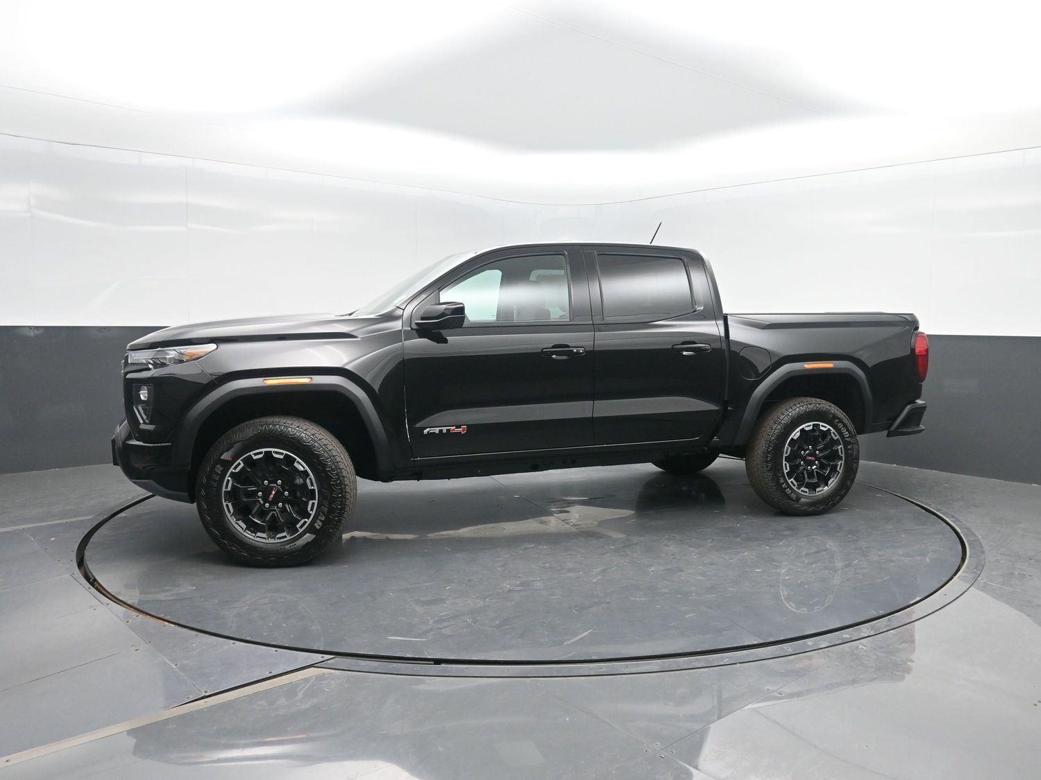 Onyx Black 2026 GMC Canyon AT4 Crew Cab 4WD Pickup Truck Four-Wheel Drive 8-Speed Automatic
