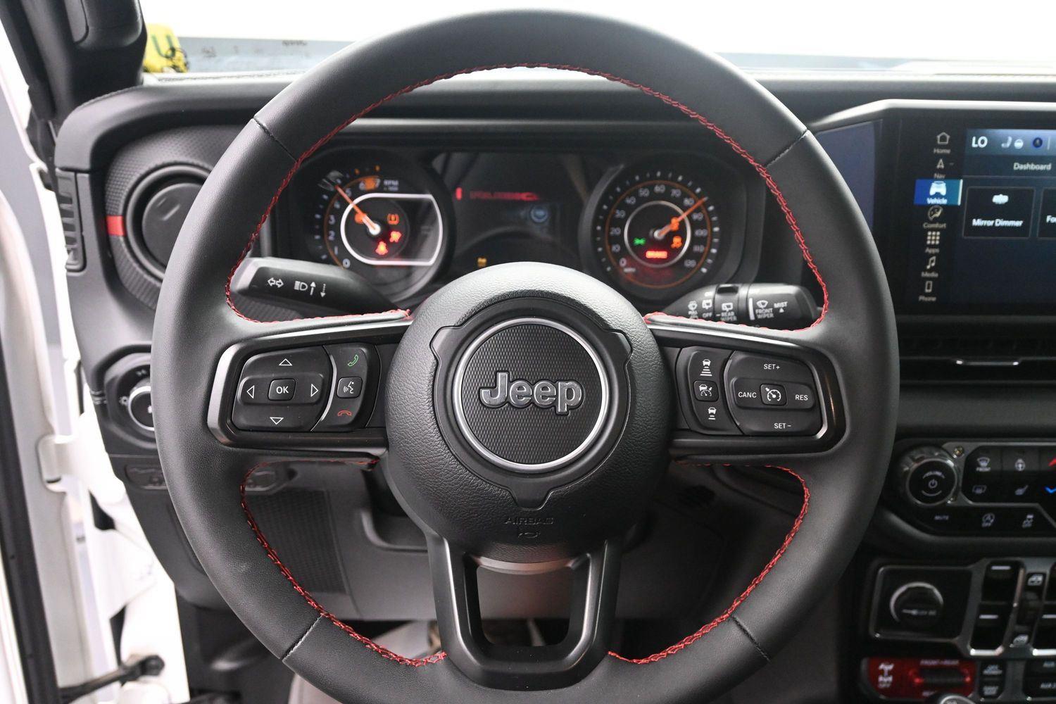 Used 2024 Bright White Jeep Rubicon image 19