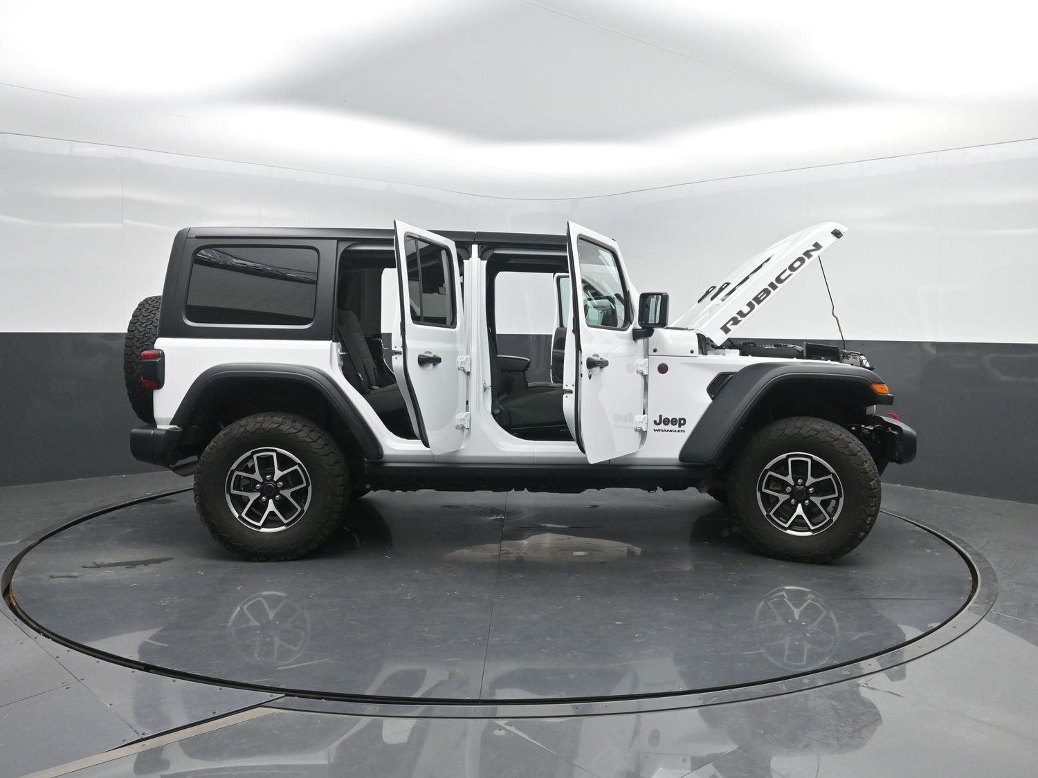 Used 2024 Bright White Jeep Rubicon image 43