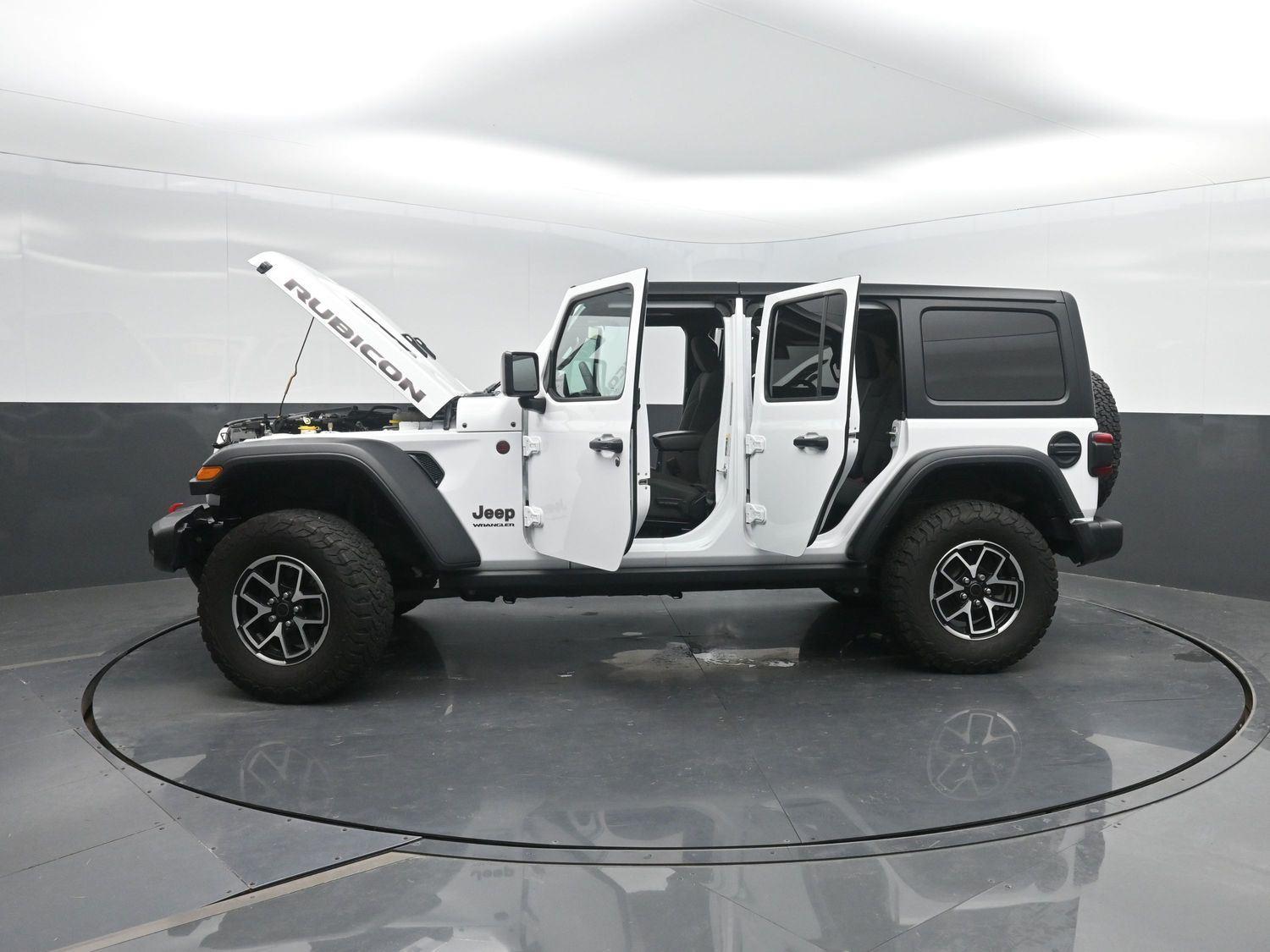 Used 2024 Bright White Jeep Rubicon image 44