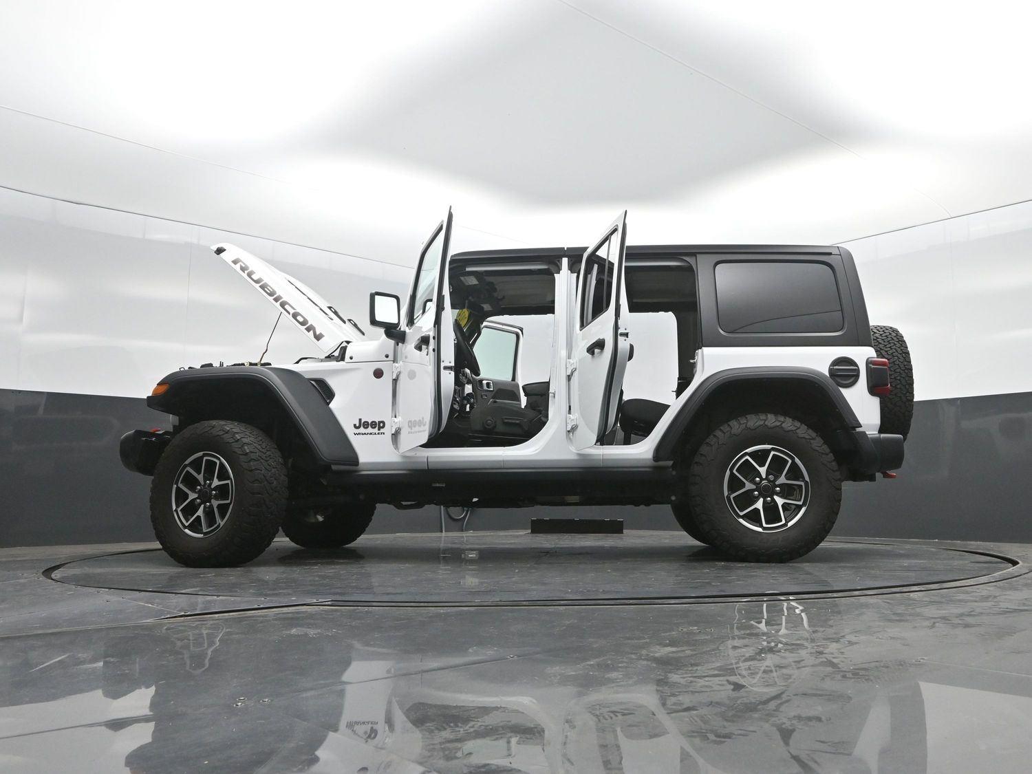 Used 2024 Bright White Jeep Rubicon image 46