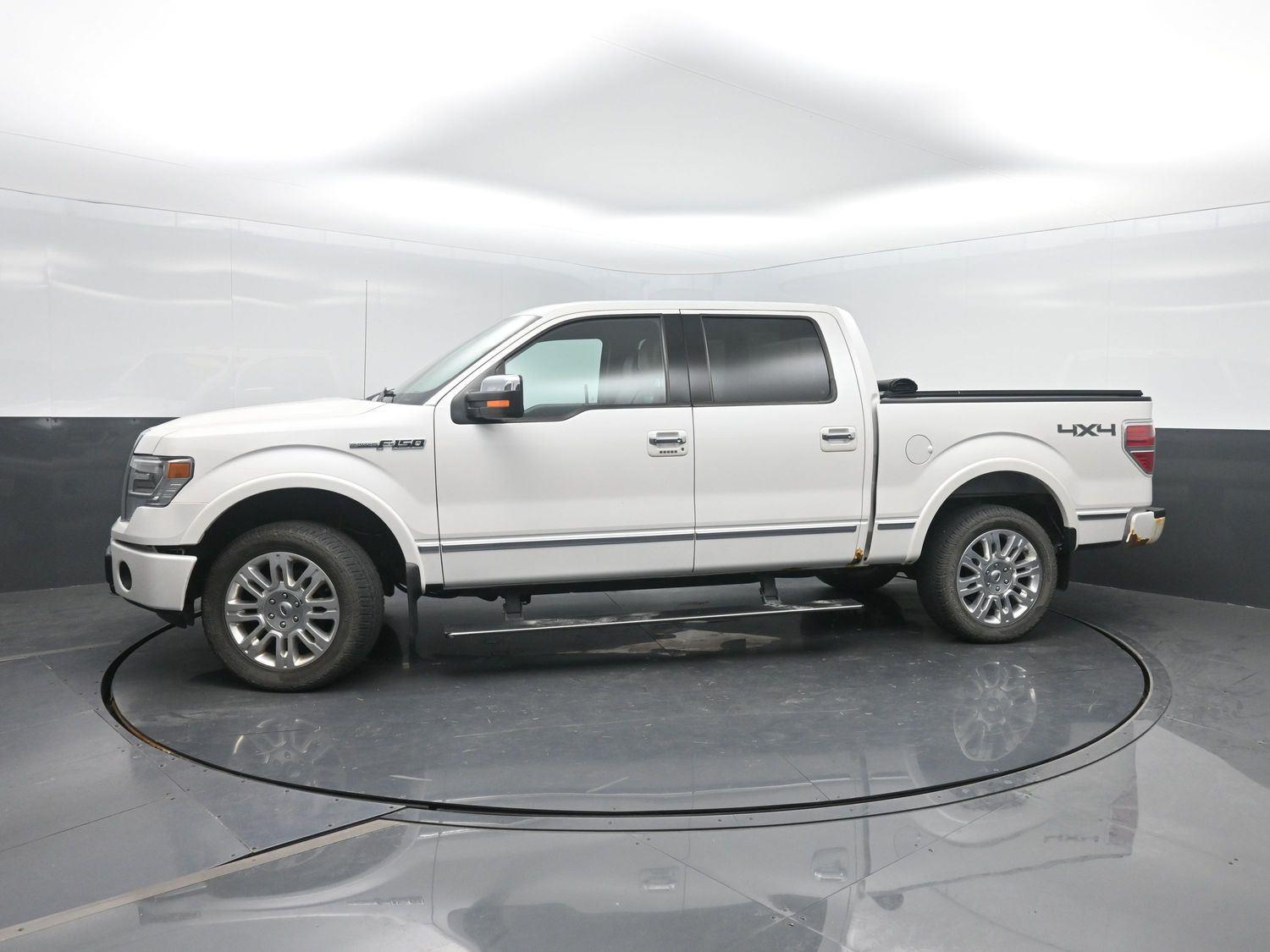 White Platinum Metallic Tri-Coat 2013 Ford F-150 Pickup Truck Four-Wheel Drive 6-Speed Automatic