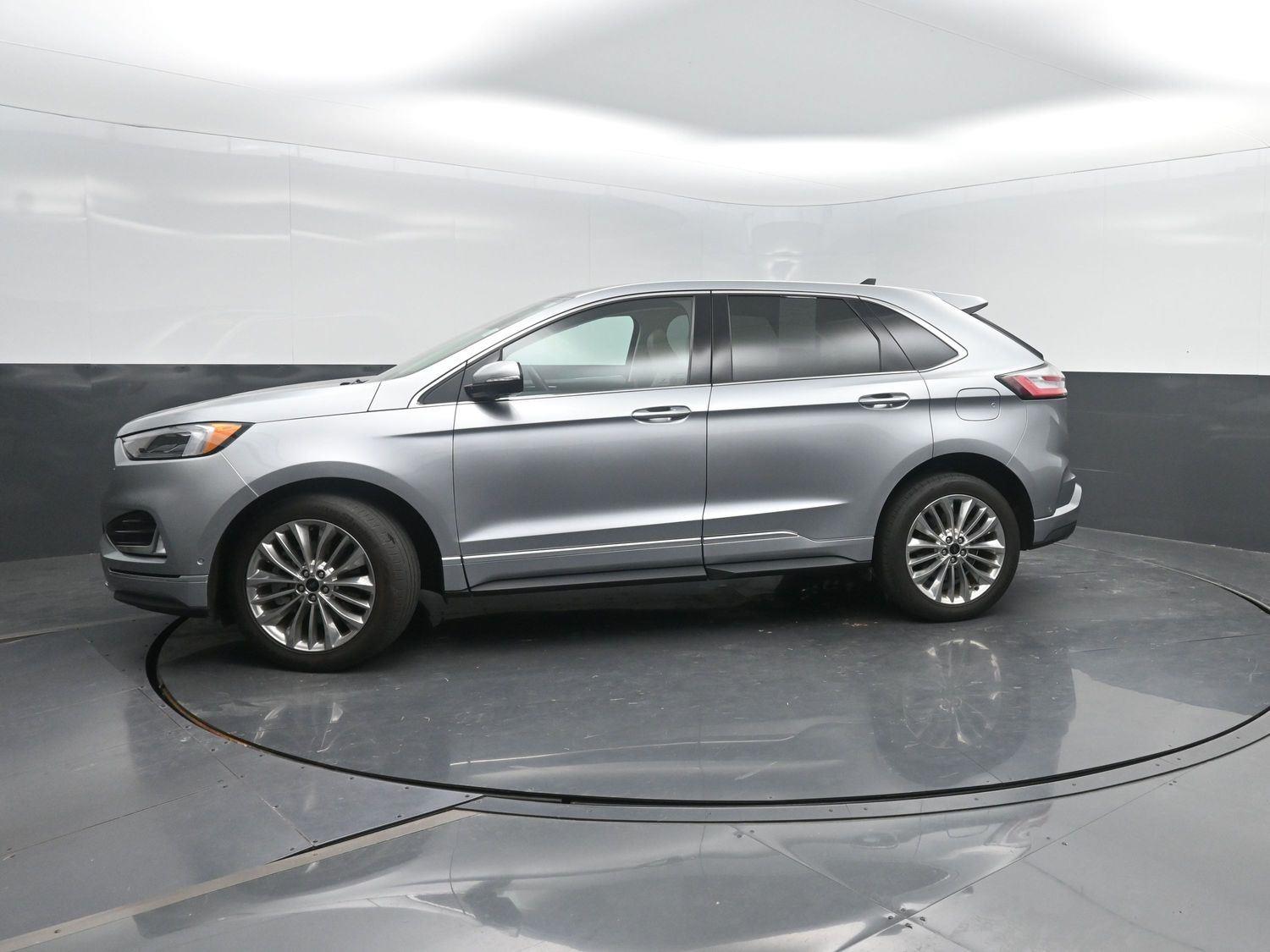 Iconic Silver 2023 Ford Edge Titanium AWD SUV / Crossover All-Wheel Drive 8-Speed Automatic