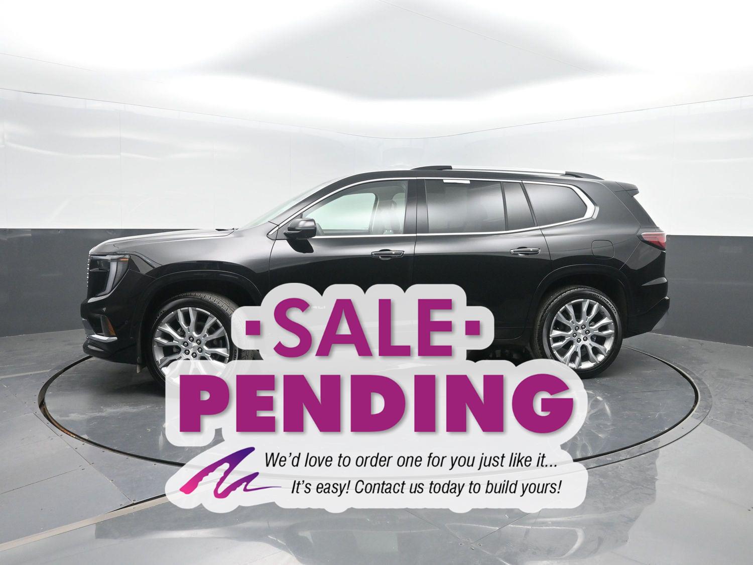 Black (Ebony Twilight Metallic) 2025 GMC Acadia SUV / Crossover Four-Wheel Drive 8-Speed Automatic