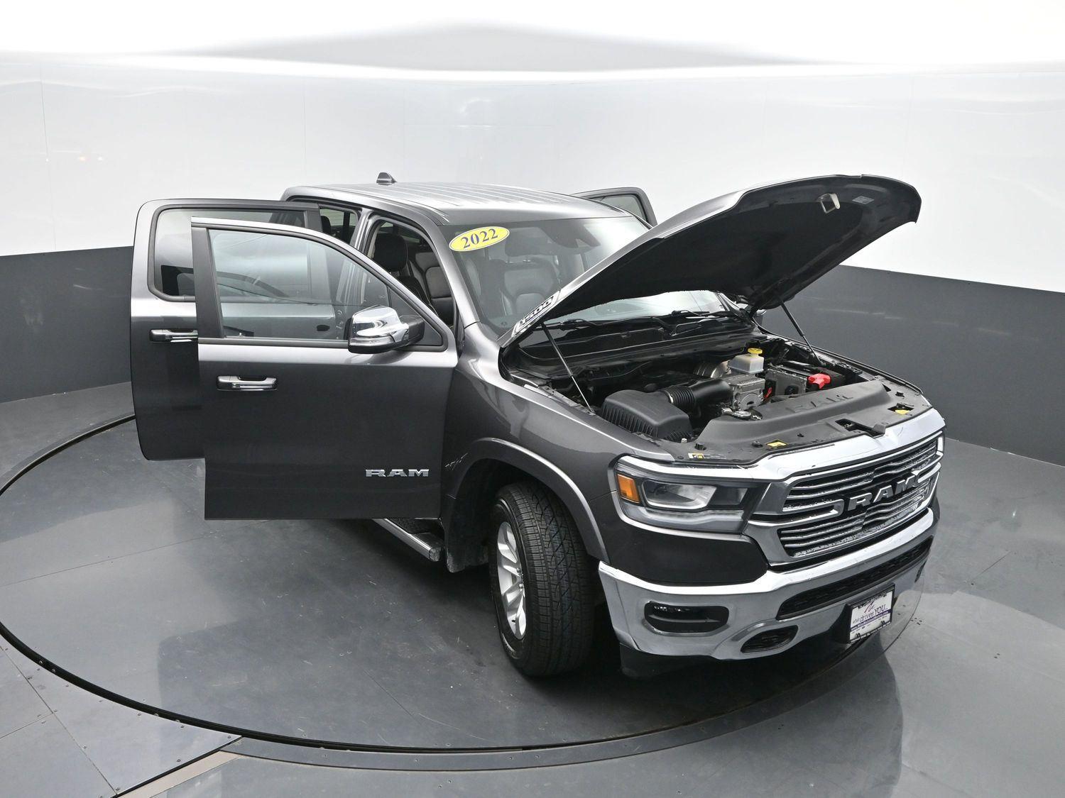 Used 2022 Granite Crystal Metallic Clearcoat Ram Laramie image 48