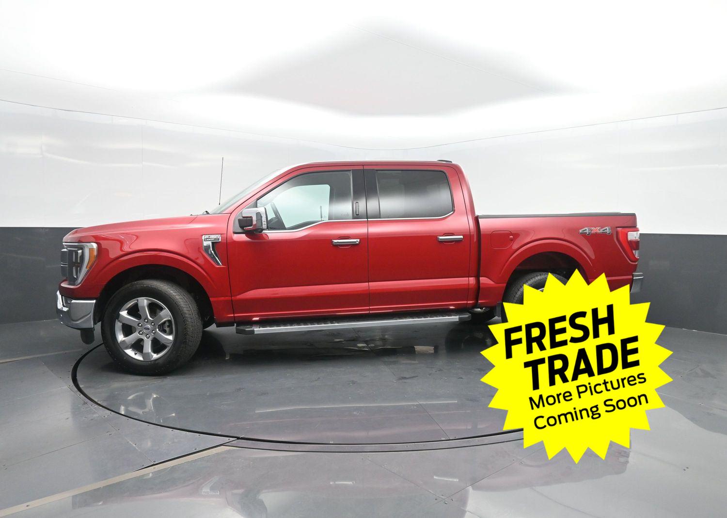Rapid Red Metallic Tinted Clearcoat 2022 Ford F-150 Pickup Truck Four-Wheel Drive Automatic