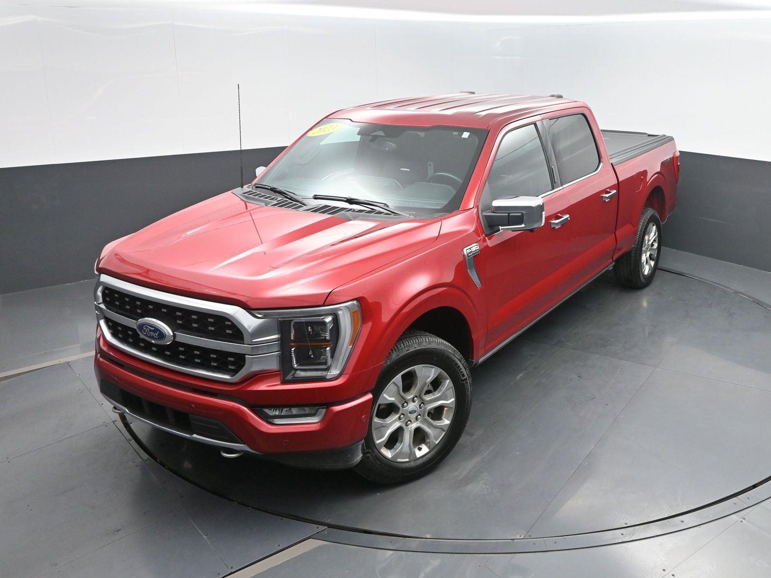 Used 2023 Rapid Red Metallic Tinted Clearcoat Ford Platinum image 42
