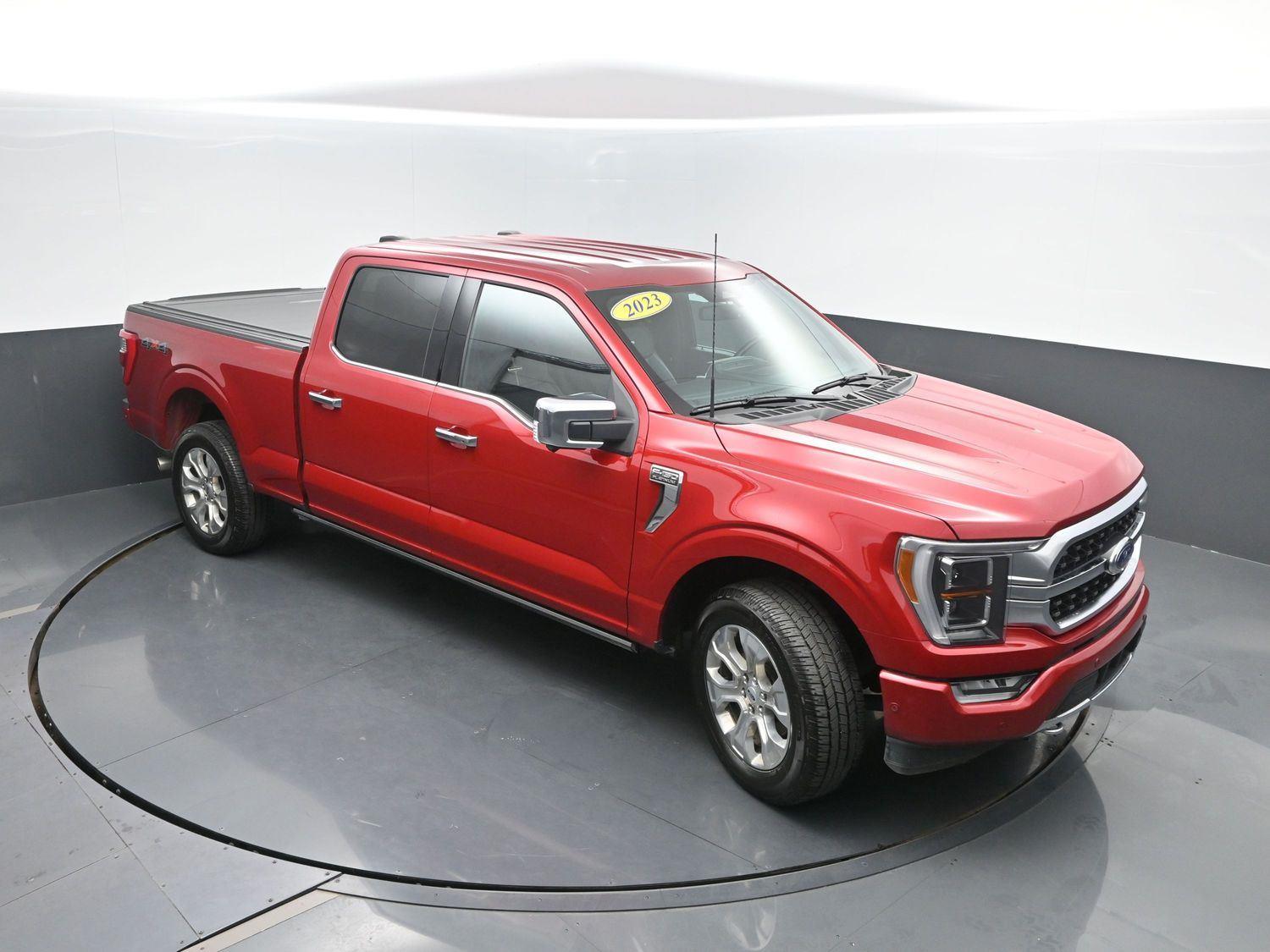 Used 2023 Rapid Red Metallic Tinted Clearcoat Ford Platinum image 45