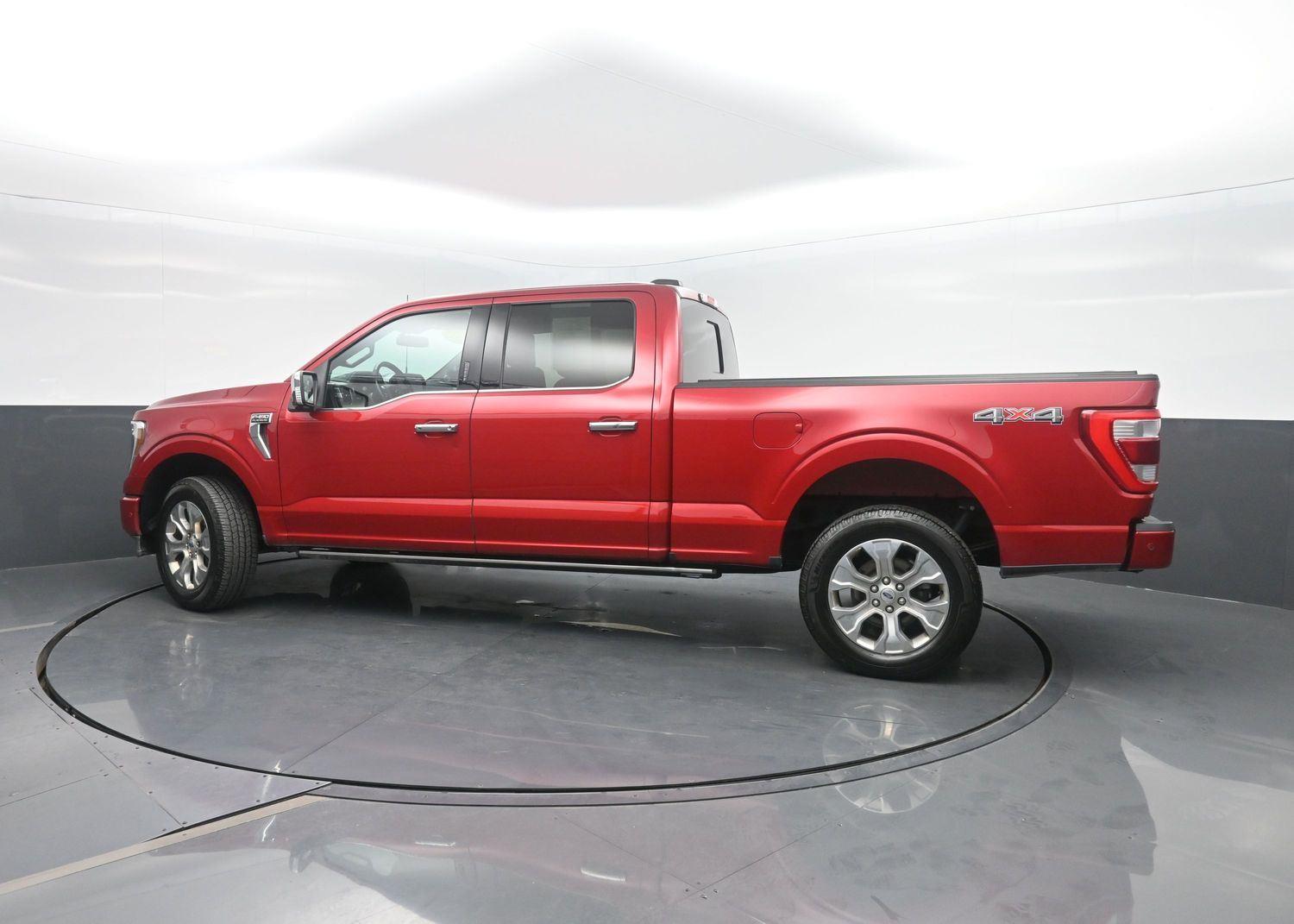 Used 2023 Rapid Red Metallic Tinted Clearcoat Ford Platinum image 46