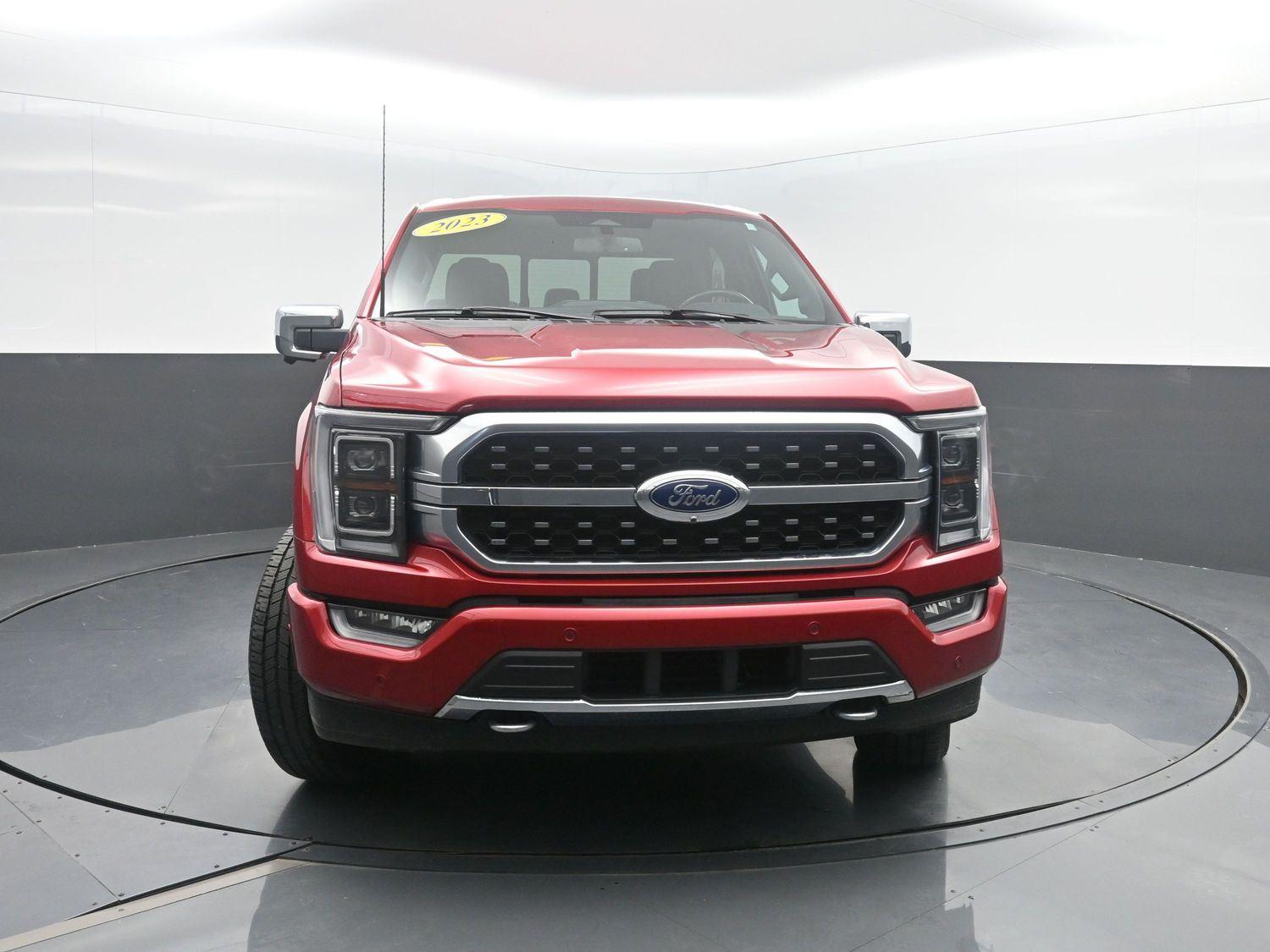 Used 2023 Rapid Red Metallic Tinted Clearcoat Ford Platinum image 48