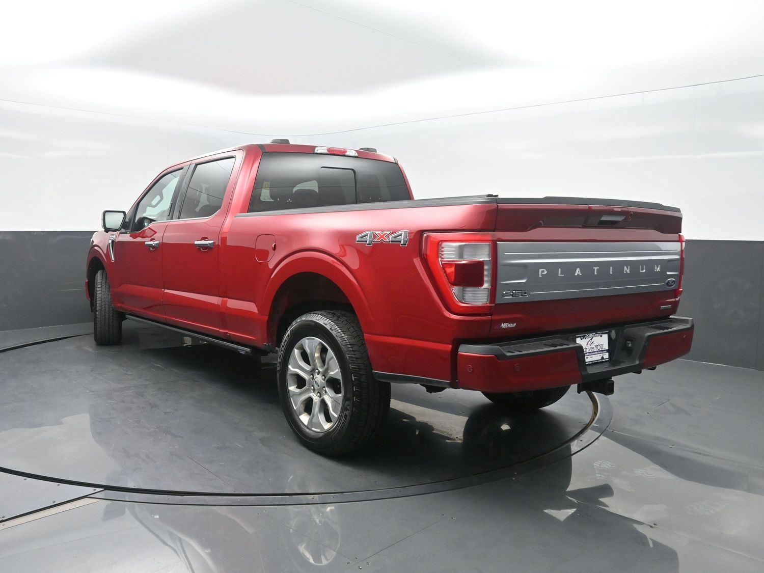 Used 2023 Rapid Red Metallic Tinted Clearcoat Ford Platinum image 49