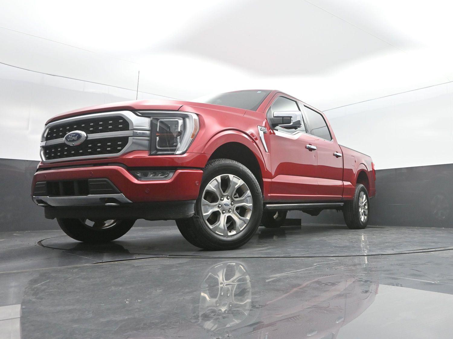 Used 2023 Rapid Red Metallic Tinted Clearcoat Ford Platinum image 50