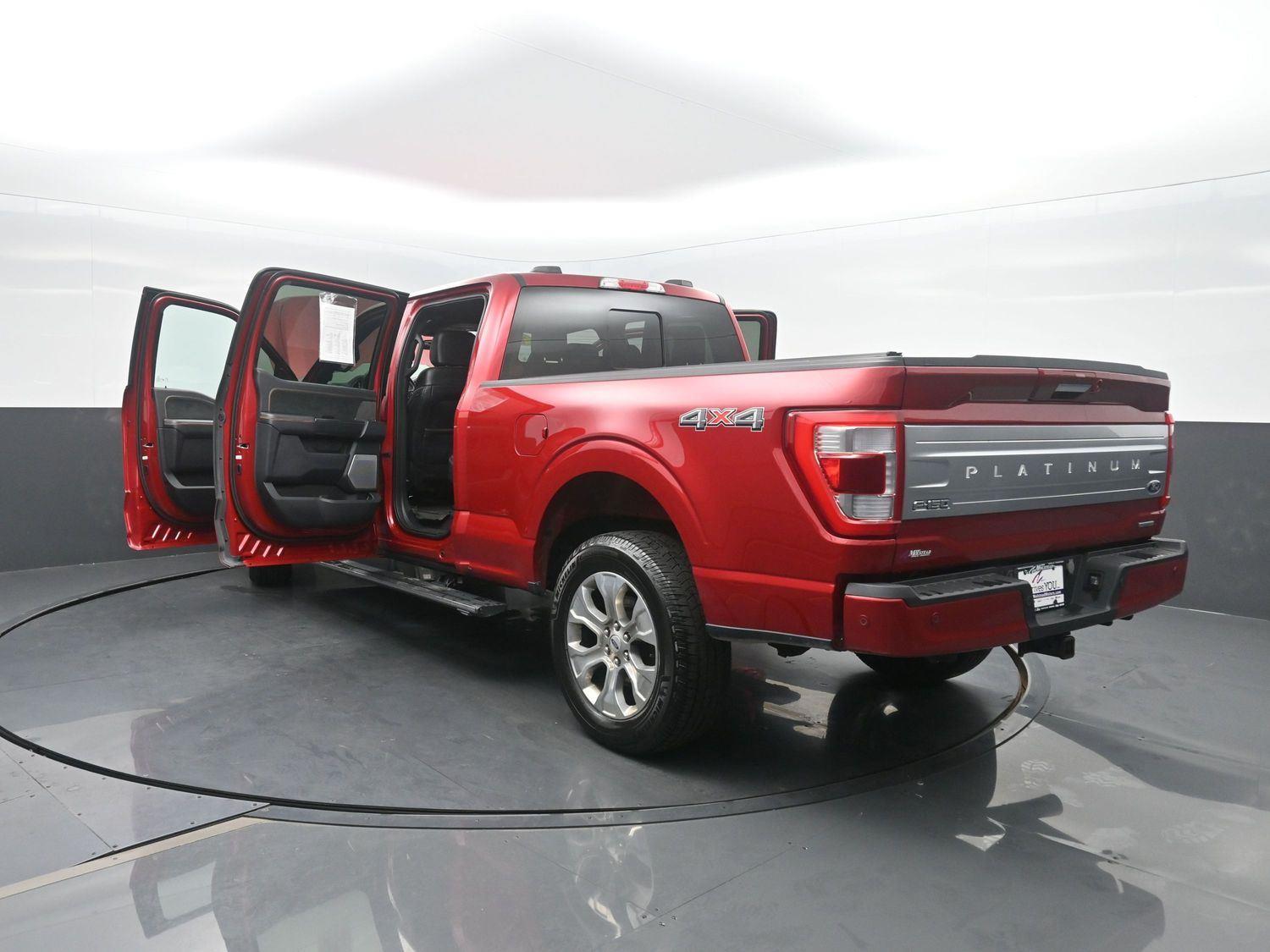 Used 2023 Rapid Red Metallic Tinted Clearcoat Ford Platinum image 52