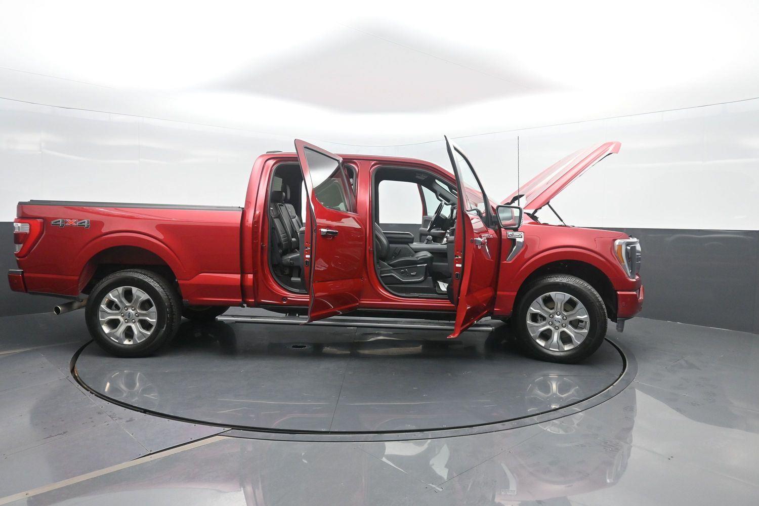 Used 2023 Rapid Red Metallic Tinted Clearcoat Ford Platinum image 53