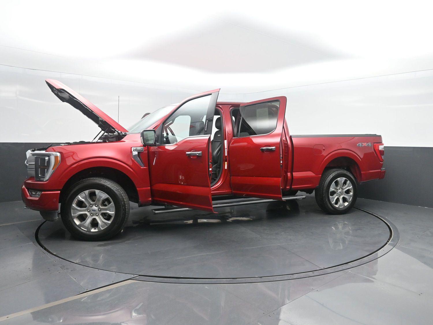 Used 2023 Rapid Red Metallic Tinted Clearcoat Ford Platinum image 54