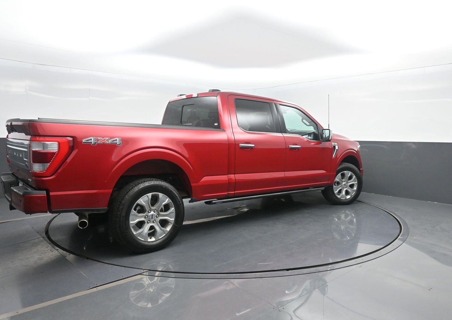 Used 2023 Rapid Red Metallic Tinted Clearcoat Ford Platinum image 2