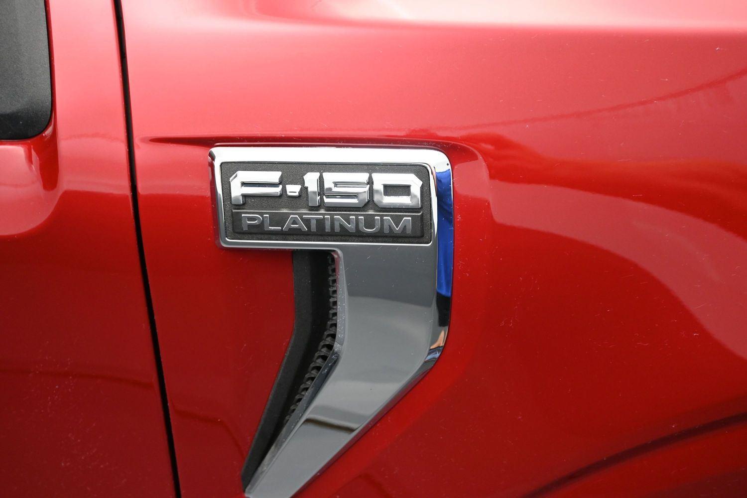 Used 2023 Rapid Red Metallic Tinted Clearcoat Ford Platinum image 6